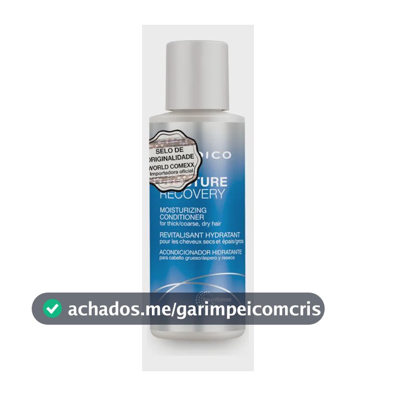 Condicionador Joico Moisture Recovery Miniatura 50ml Azul