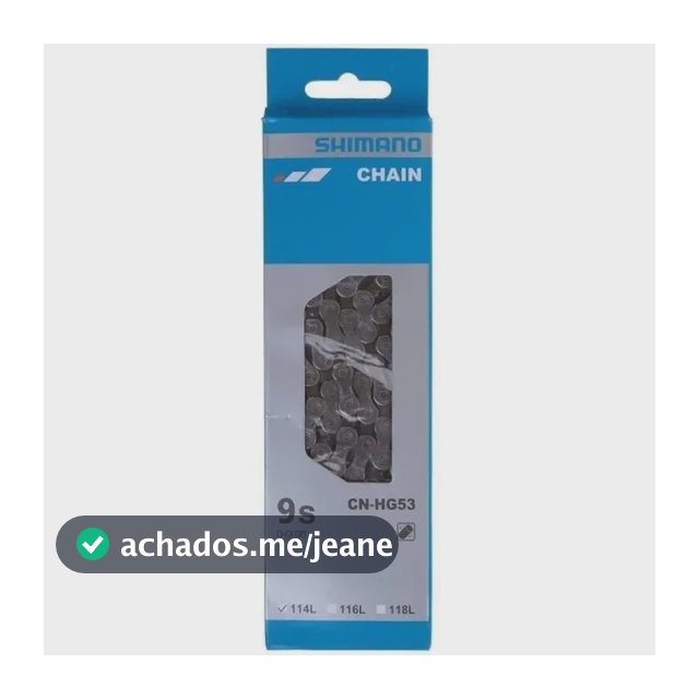 Corrente Shimano Cn Hg53 9v 18v 27v Alivio Acera Altus Deore Sora Tiagra - 2x9v / 3x9v