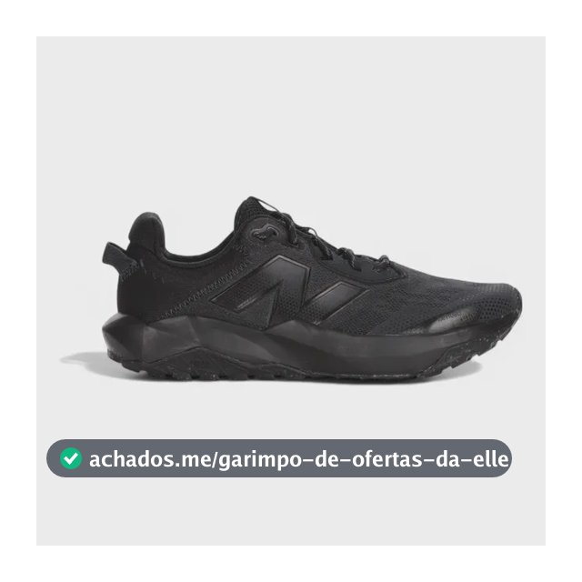 Tênis New Balance Nitrel V6 Masculino Corrida Trilha Preto 42 Br