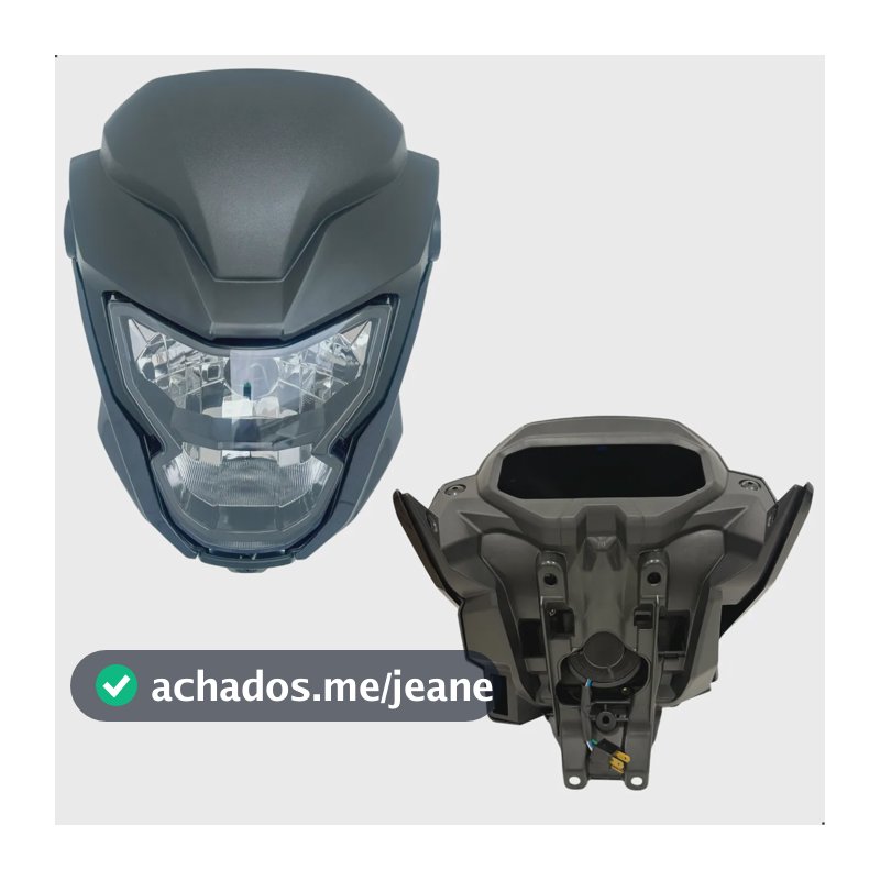 Kit Frente Farol Titan 160 2025 2026 Fan 160 Start 160 Cinza Embare