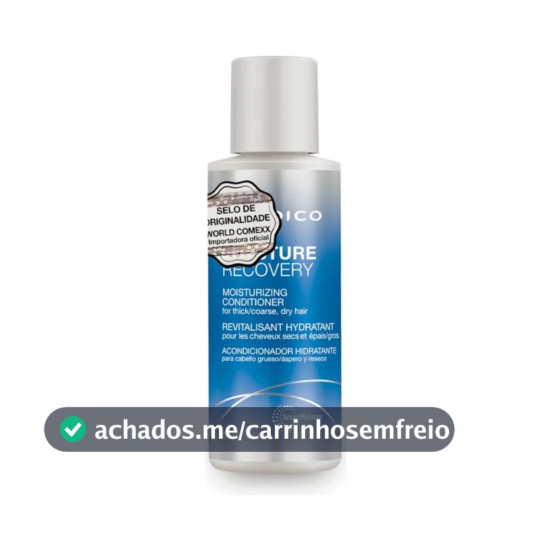 Condicionador Joico Moisture Recovery Miniatura 50ml Azul