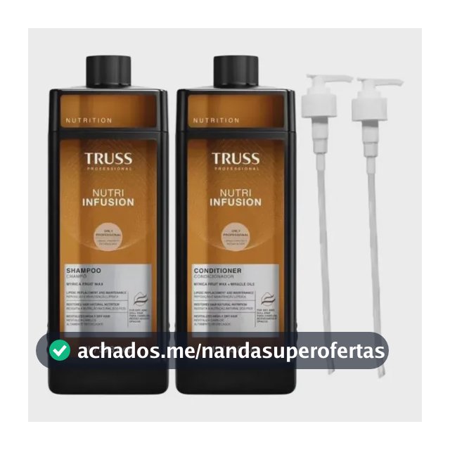Kit Truss Nutri Infusion Shampoo 1000ml + Condicionador 1000ml