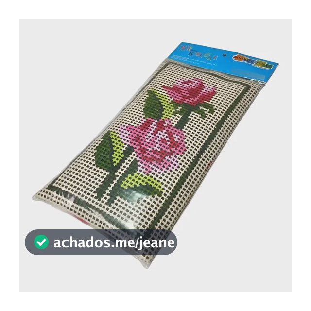 Kit Para Bordar Tapeçaria Talagarça Lã Paratapet Agulha N°14