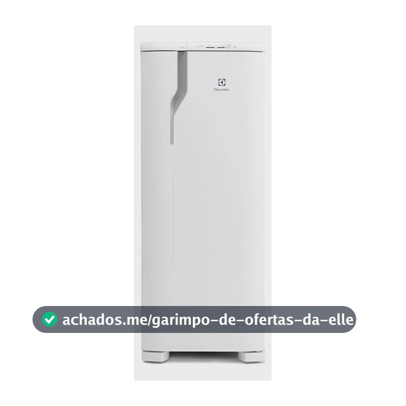 Geladeira Electrolux Cycle Defrost 240L Degelo Prático Uma Porta Branca RE31