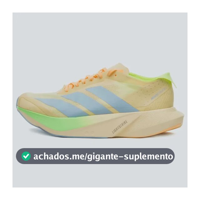Tênis Masculino Adizero Drive Rc adidas Amarelo Liso 40 Br