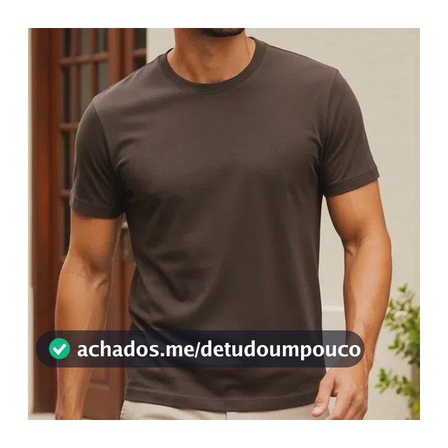 Camiseta Masculina Básica Slim Algodão - Várias Cores Ogochi