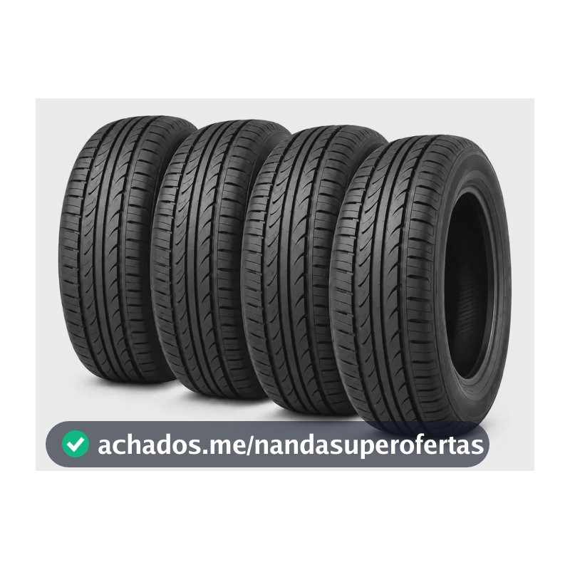 Jogo 4 Pneus Remold 175/65 R14 Aro 14 Borracha Vipal T