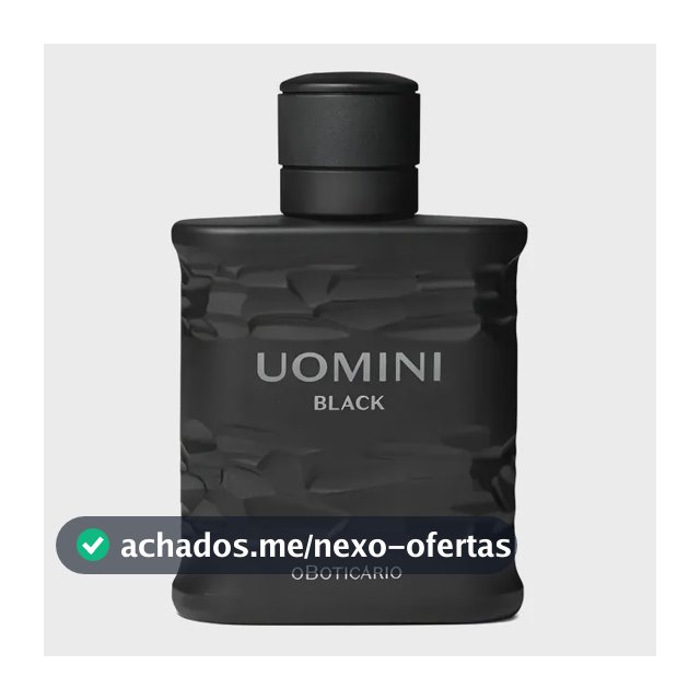 Uomini Black Desodorante Colônia O Boticário - 100ml