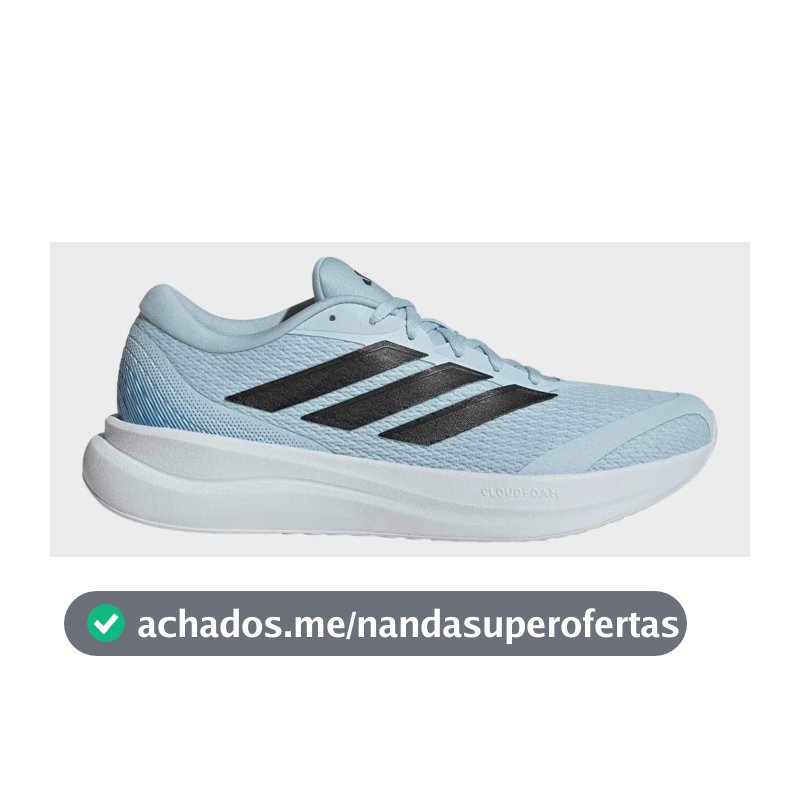 Tênis De Corrida Masculino Runfalcon 6 Cloudfoam adidas Azul Liso 42 Br