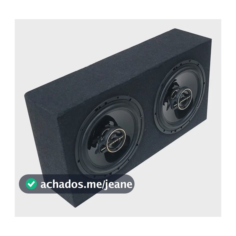 Caixa Slim Com 2 Alto Falantes 6 Pol 240w Para Caminhão
