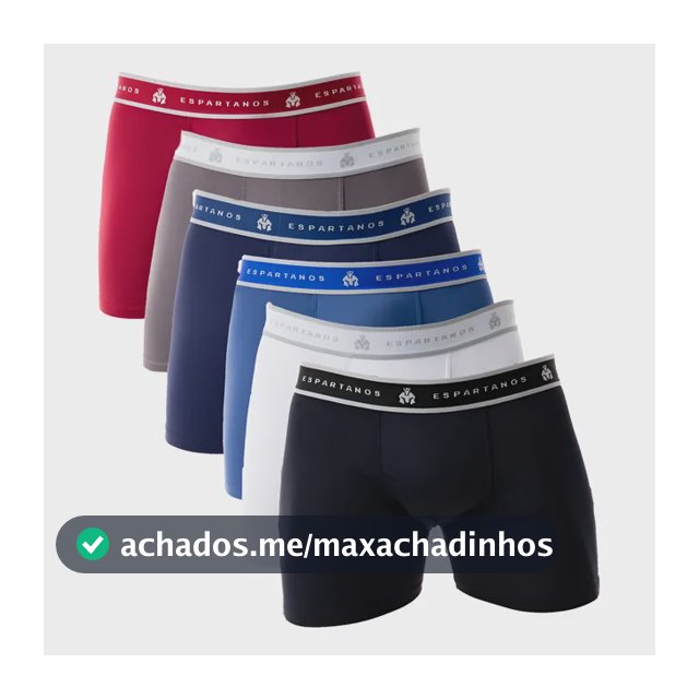 Kit Com 5 Cuecas Boxer Masculina Microfibra Original
