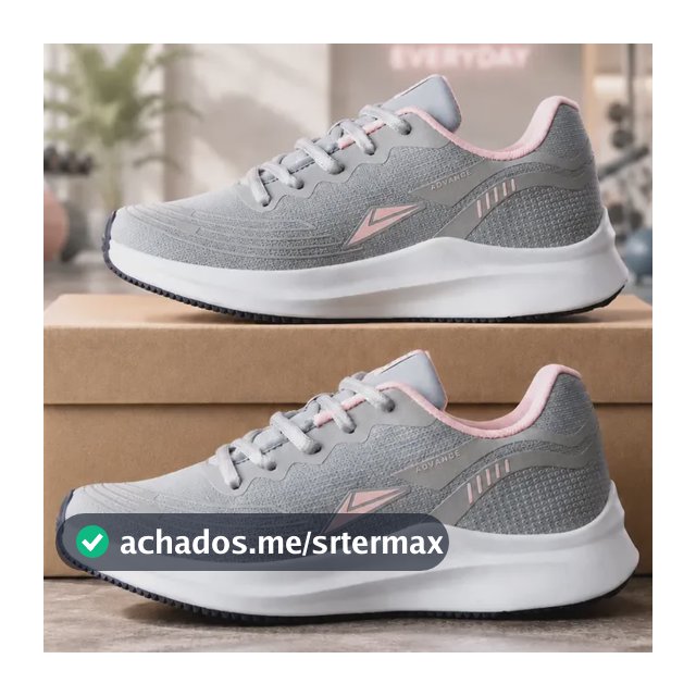 Tênis Sneeks Feminino Casual Academia Treino Promoção Cinza/rosa Sneeks 37,0 Br