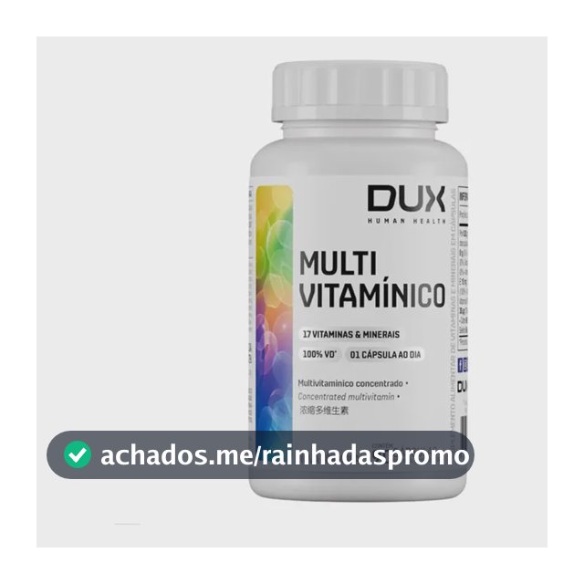 Multivitaminico 90 Cápsulas - Dux Nutrition Sem Sabor