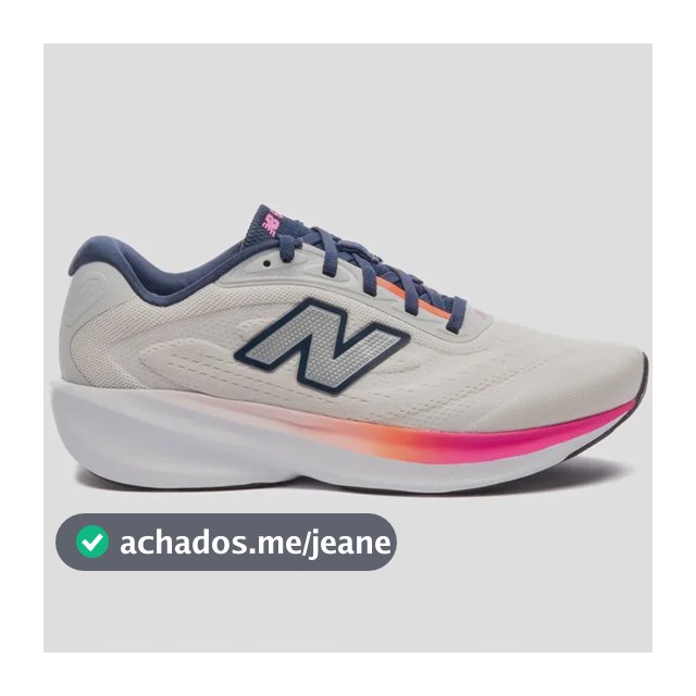 Tênis New Balance Feminino Fresh Foam 680v9 Esportivo Treino Bege Claro/laranja Neon Mesh Respirável 39