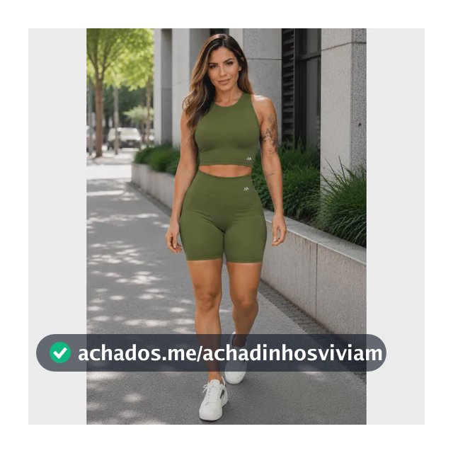 Conjunto Bermuda Feminino Academia Blackout Zero Transparenc