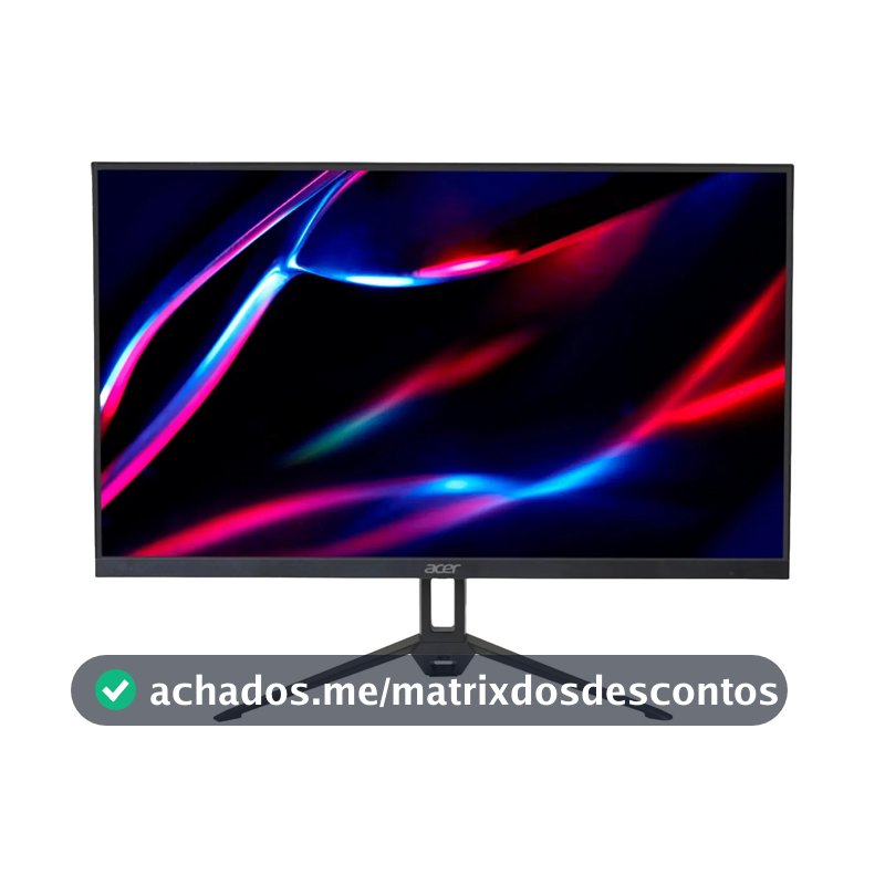 Monitor Gamer 27" Acer Nitro KG3 KG273 G0bi com Tela IPS Full HD 120Hz 1ms VRB Adaptive Sync Game Mode AcerVision Care e Design ZeroFrame