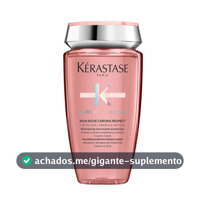 Shampoo Kérastase Chroma Absolu Bain riche chroma respect en garrafa de 250mL