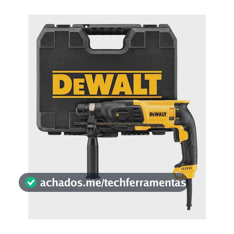 Martelete Perfurador Rompedor DeWalt D25133K-B2 SDS Plus 800W 220V