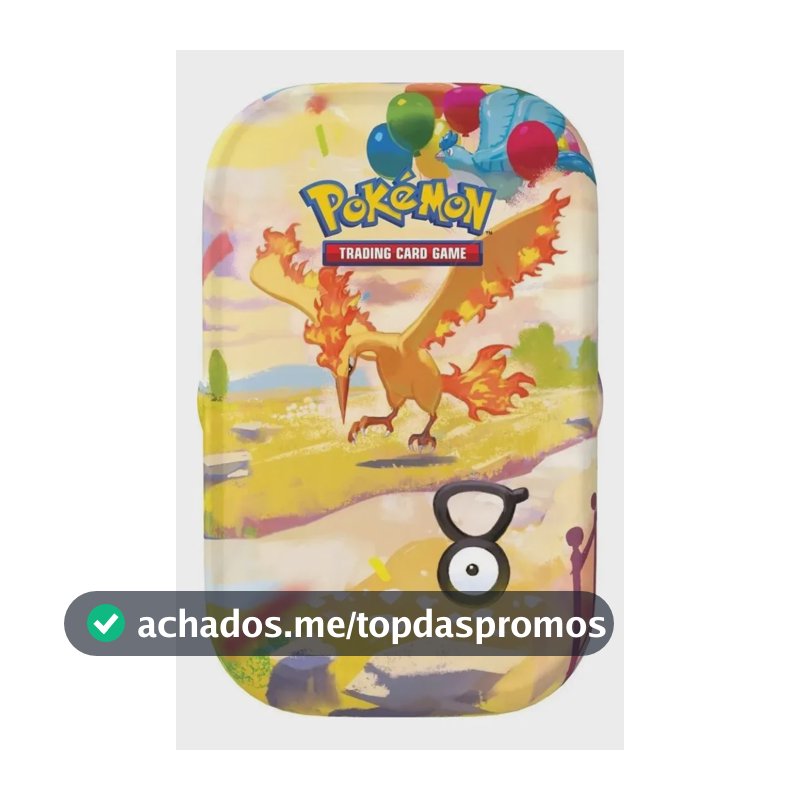 Pokémon Tcg Mini Lata Tin 30 Anos Moltres Dia Inglês