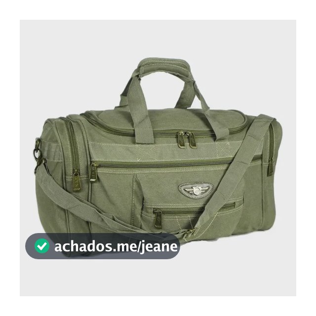 Bolsa Sacola De Viagem Lona Kvn Transversal Mala De Mão 50 L