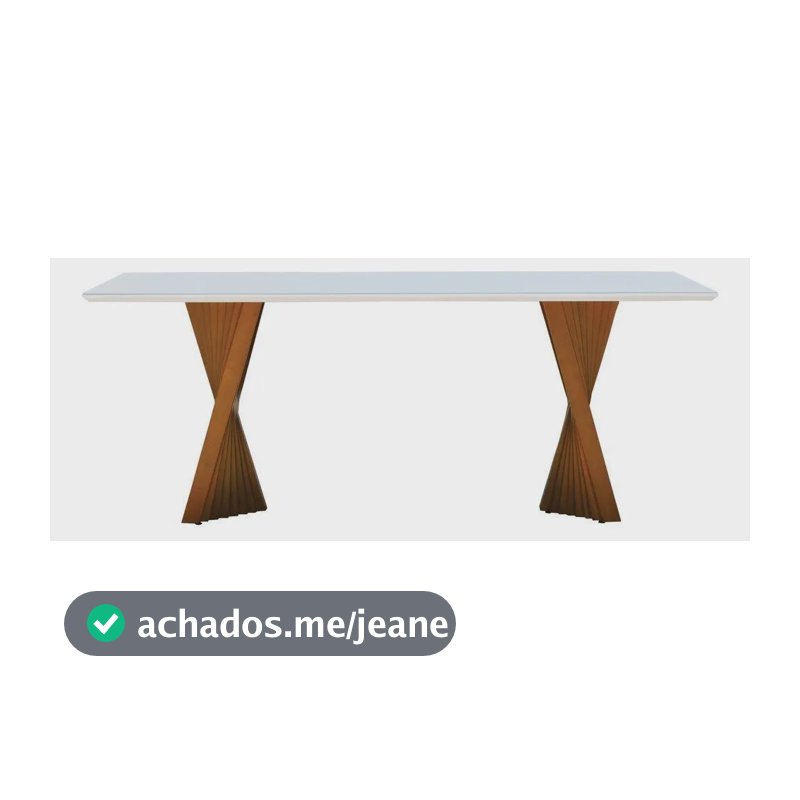 Mesa De Jantar Gus Amêndoa Decorise