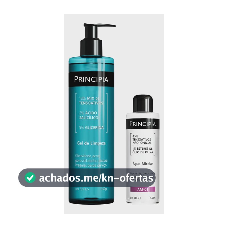 Principia Kit Dupla Limpeza Água Micelar + Gl-01 Todo Tipo De Pele Dia/noite
