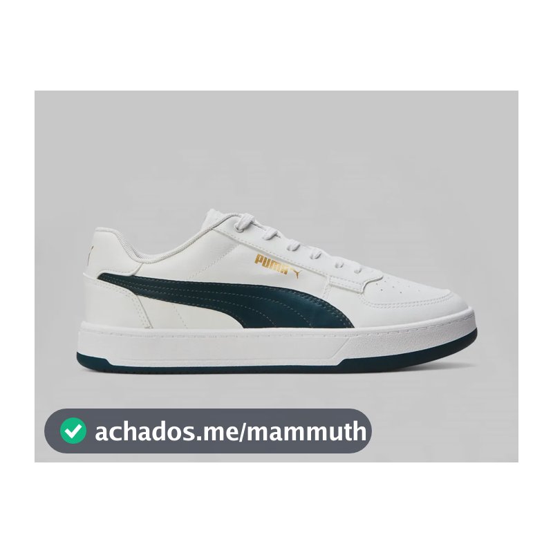 Tênis Masculino Caven 2.0 Bdp Puma Branco E Azul Escuro Liso 40 Br