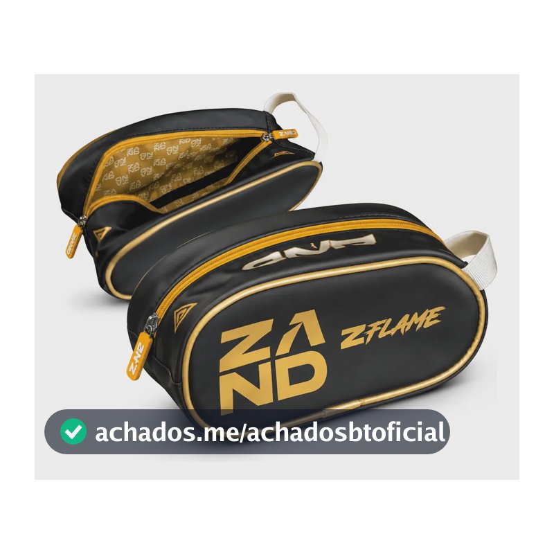 Necessarie Bolsa Beach Tennis Zand Organizadora Acessórios Flame Pro Liso