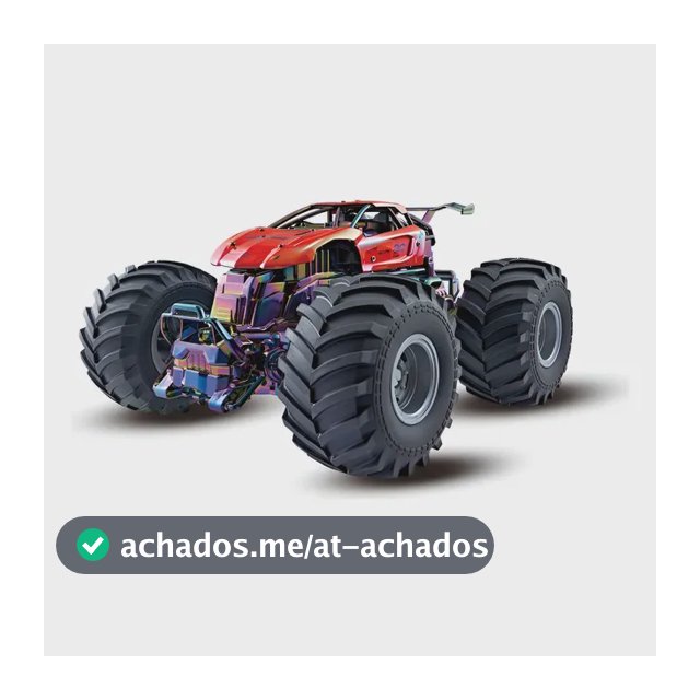 Carrinho Controle Remoto Com Rodas 4x4 Vermelho Maxi Toys