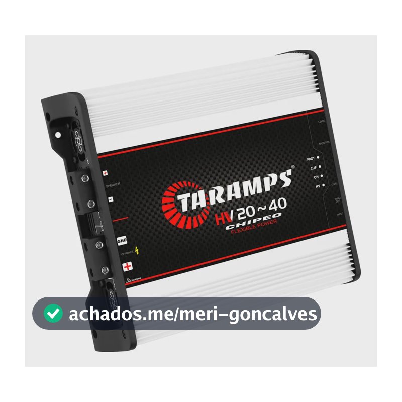 Modulo Amplificador Taramps Hv 2040 Chipeo 1 Canal 40.000w