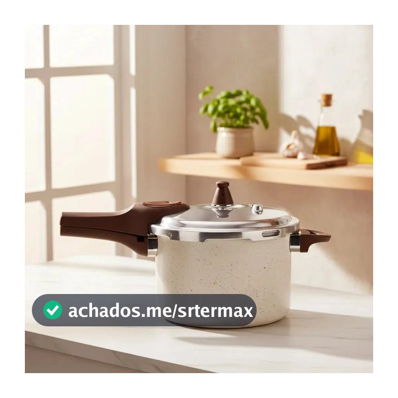 Panela De Pressão Brinox Pressure 4,2l Ø20 X 14,5 Cm Vanilla Baunilha