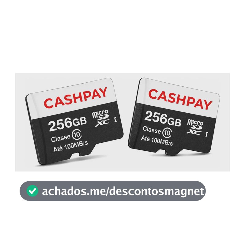 Kit 2 Cartão De Memória 256gb Para Fotográficas Drones Celular Câmeras De Segurança Wi-fi Micro Sd Classe 10 Ultra 100mb/s Cartão Sd