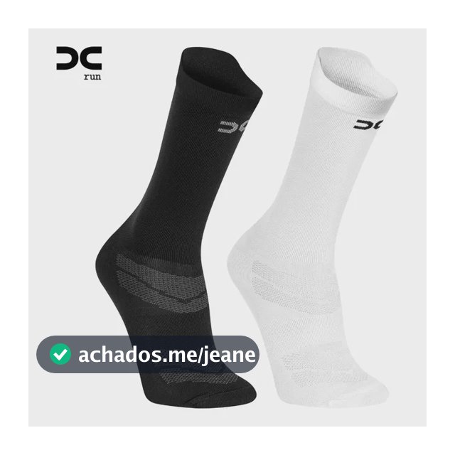 Kit 2 Par Meia Esporte Fitness Corrida Ciclismo Academia Gym