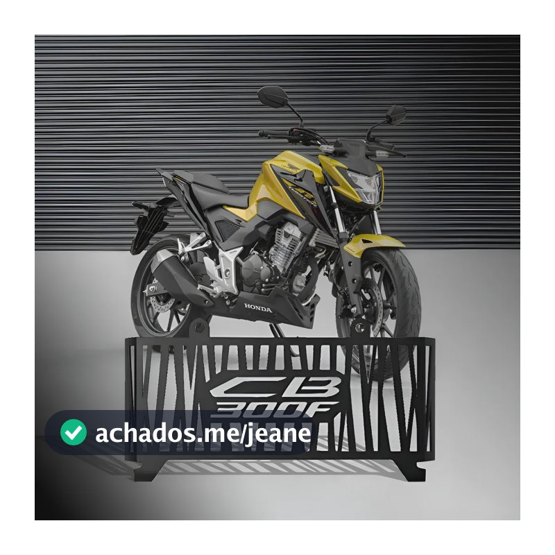 Grade Protetor De Radiador Honda Cb300f Twister 2023 24 25 Preto