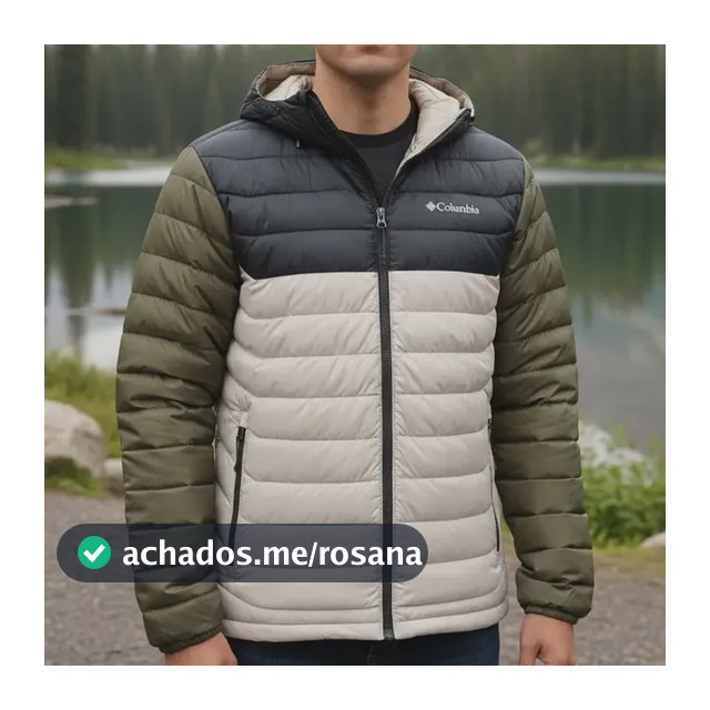 Jaqueta Masculina Columbia Powder Lite Com Capuz