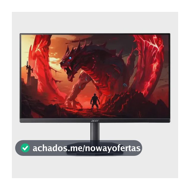 Monitor Gamer 27 Acer Nitro Kg270 P0bi Va Fhd 144hz 1ms Hdmi Preto 127/220v