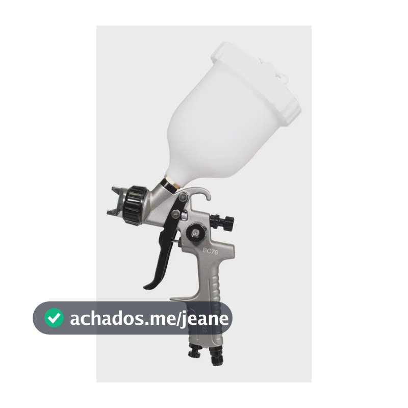 Pistola De Pintura Gravidade 600ml Hvlp 1.3 Bc76-13 Steula