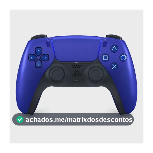Controle Joystick Sem Fio Sony Playstation Cobalt Blue Ps5 Camouflage Gray