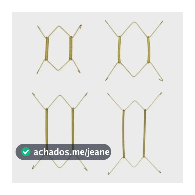 Suporte Gancho 6 Pçs Parede Decorativos Para Pratos Em Aço
