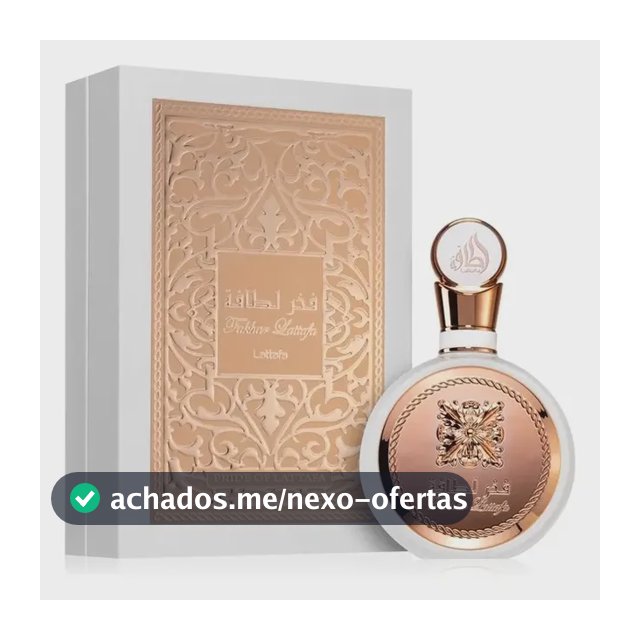 Perfume Árabe Fakhar Rose Lattafa Sereia Feminino 100ml Eau De Parfum
