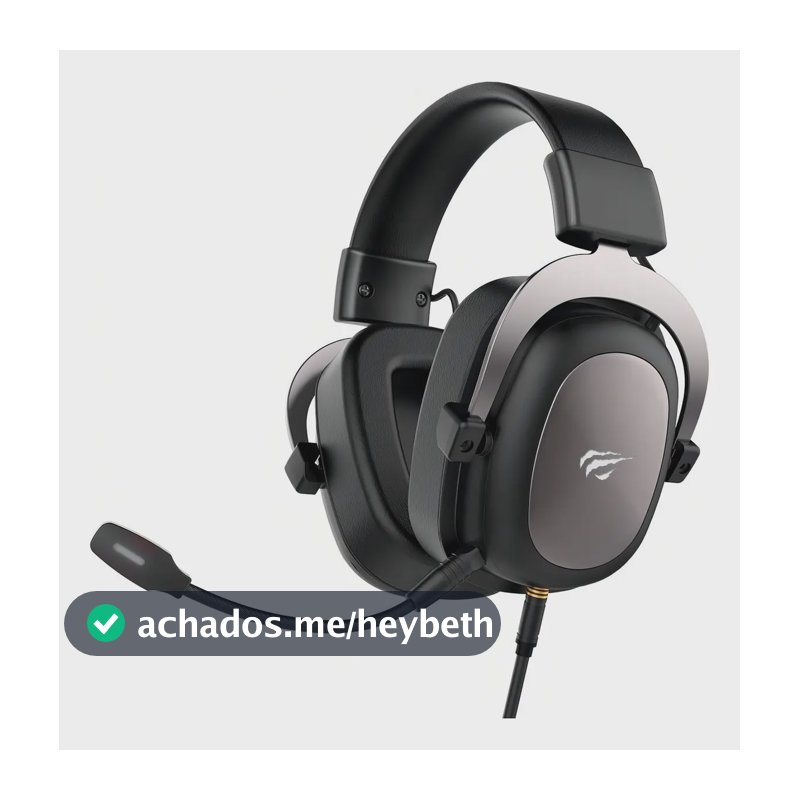 Fone De Ouvido Headset Gamer Havit H2002d P3 Para PS3/PS4/PS5/XBOX/PC Cor Preto