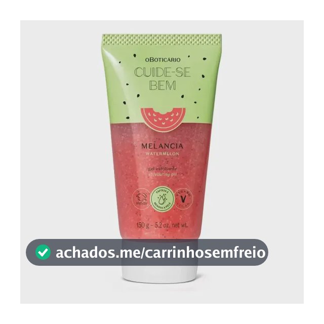 Gel Esfoliante Melancia Watermelon O Boticário