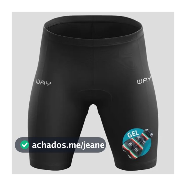 Bermuda Ciclismo Acolchoada Forro Em Gel Masculina Bike Mtb