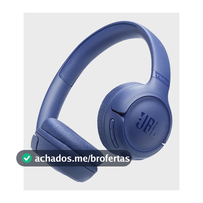Fone De Ouvido Bluetooth Sem Fio Tune 530 Jbl - Azul Azul