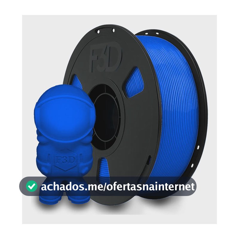 Filamento Pla Premium 1kg Azul High Speed Impressora 3d
