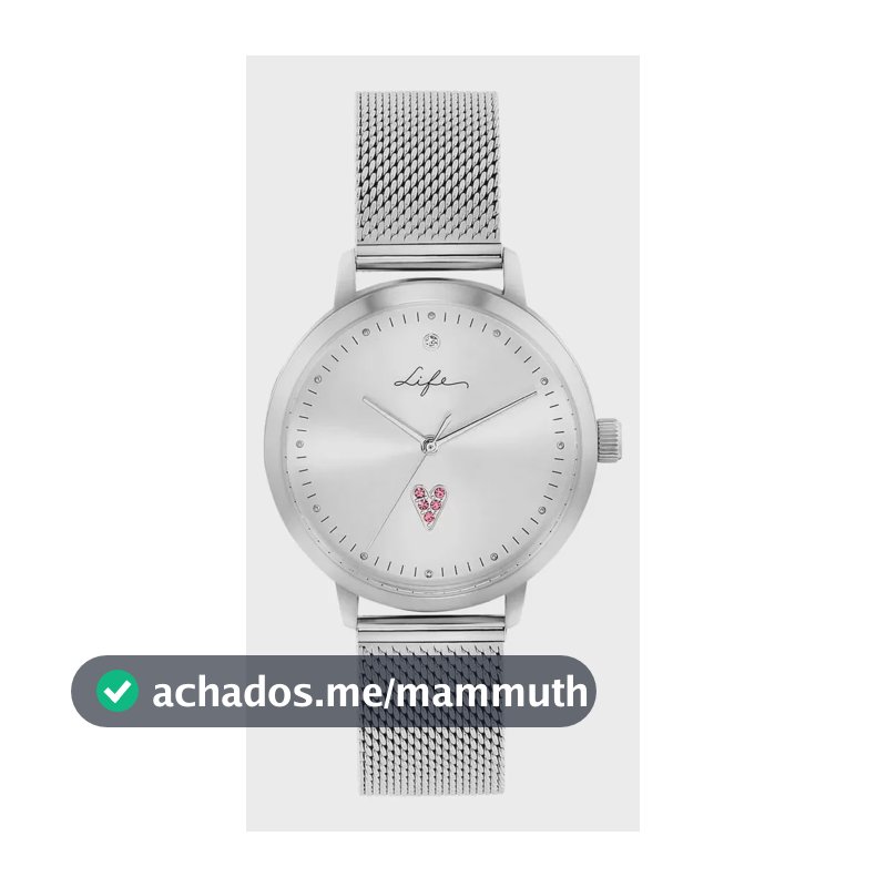 Relógio Life Cuore Feminino Aço Prateado Prateado