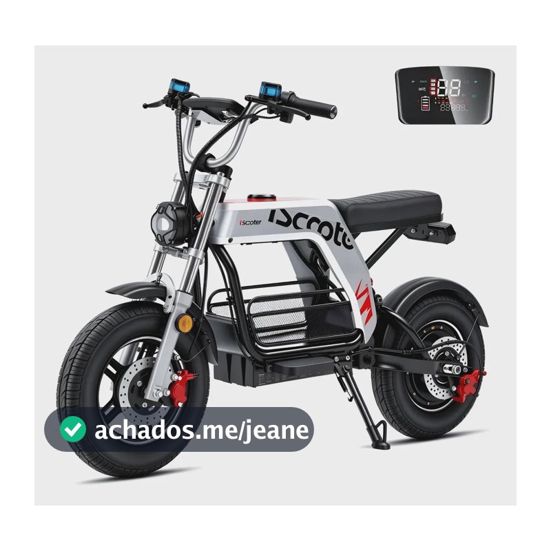 Scooter Elétrico Dx5pro Motor 1500w Para Adultos Max 60km/h Preto