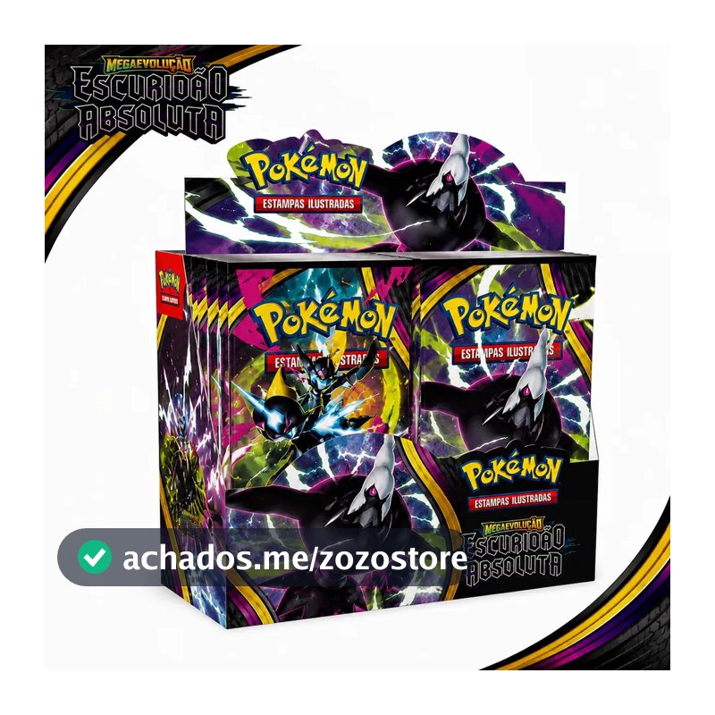 Box Display Pokémon ME05 Escuridão Absoluta