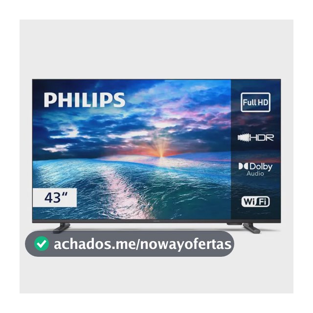 Smart TV Philips 43" Full HD 43PFG6910/78 Wi-Fi