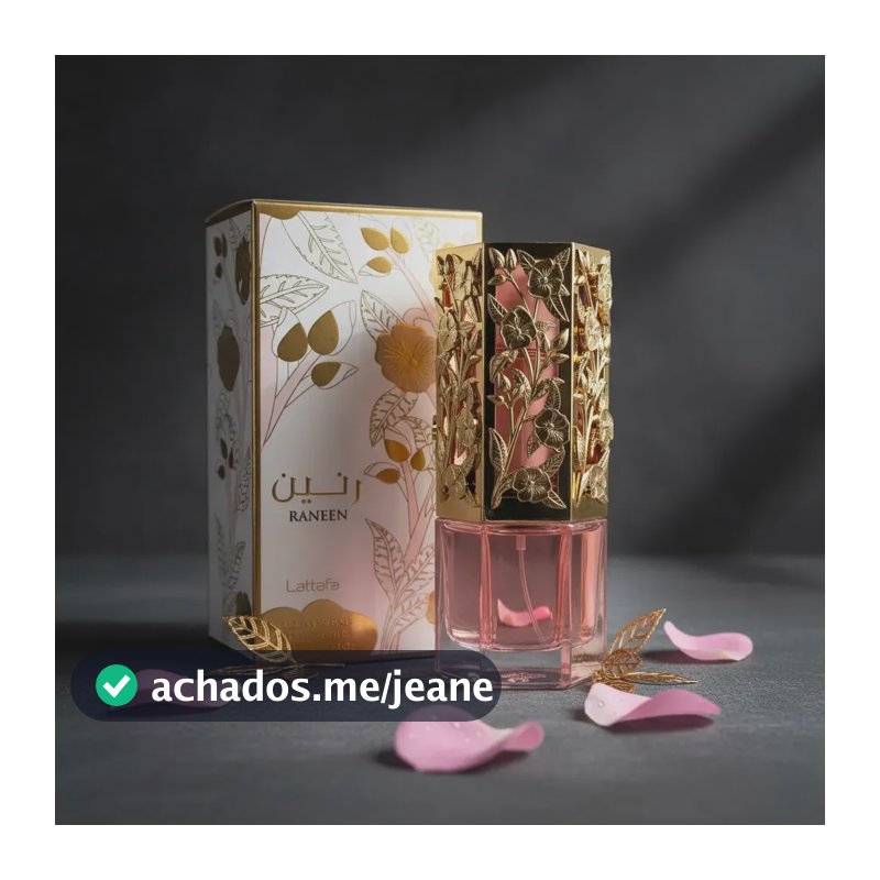 Perfume Arabe Lattafa Raneen Parfum 100ml Feminino